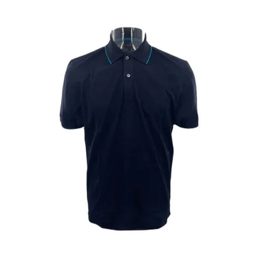 Buckle Short-Sleeved Polo Shirt