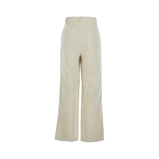 Wide-Leg Corduroy Pants