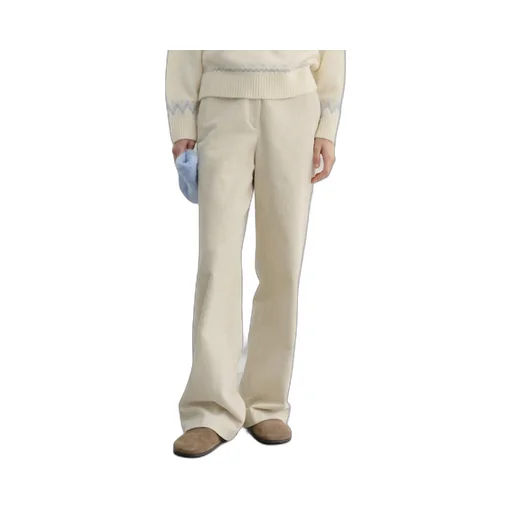 Wide-Leg Corduroy Pants