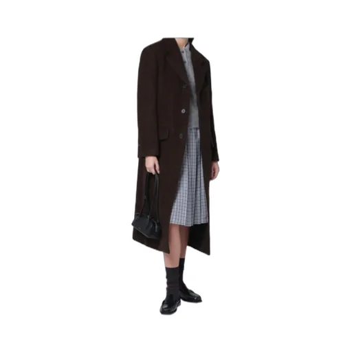 Wool-Blend Long Coat