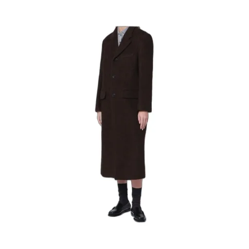 Wool-Blend Long Coat