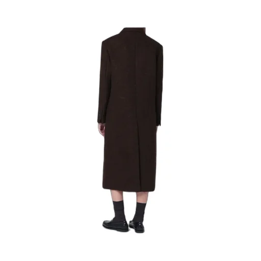 Wool-Blend Long Coat