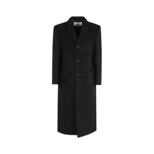 Bouclé Wool 3-Button Coat