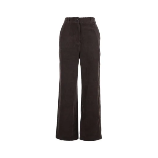 Corduroy Wide-Leg Pants