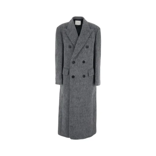 Double-Breasted Peak Lapel Coat
