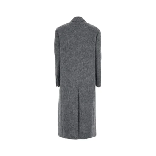 Double-Breasted Peak Lapel Coat
