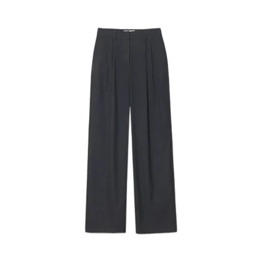 Double-Pleated Casual Trousers