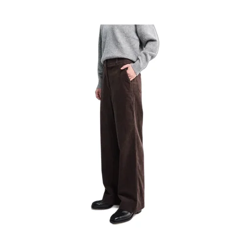 Corduroy Wide-Leg Pants
