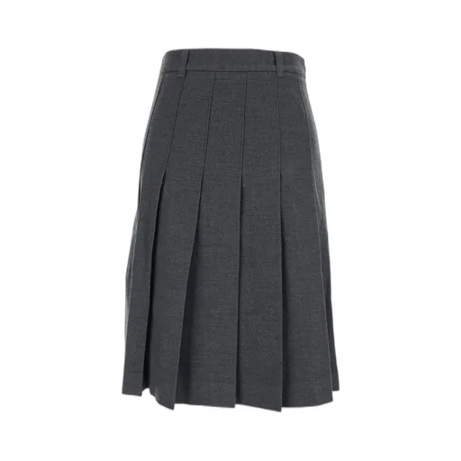 Pleated Midi Skirt