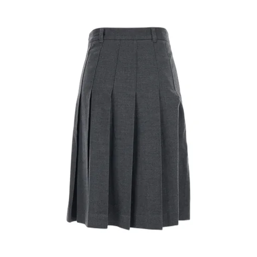 Pleated Midi Skirt