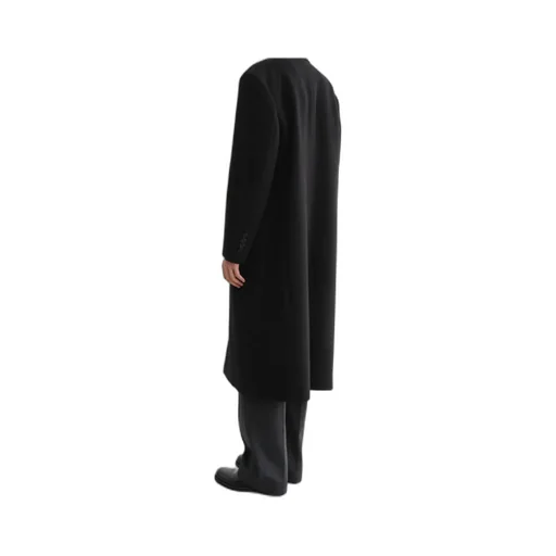 Double-Breasted Peak Lapel Coat