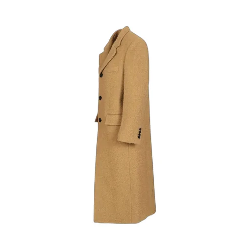 Boucle Wool 3-Button Coat