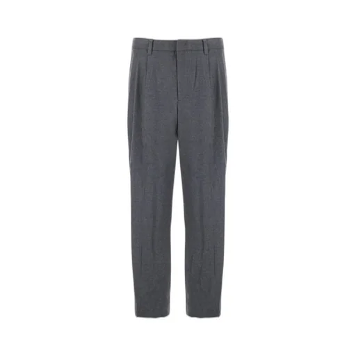 High-Waisted Pleated Pants