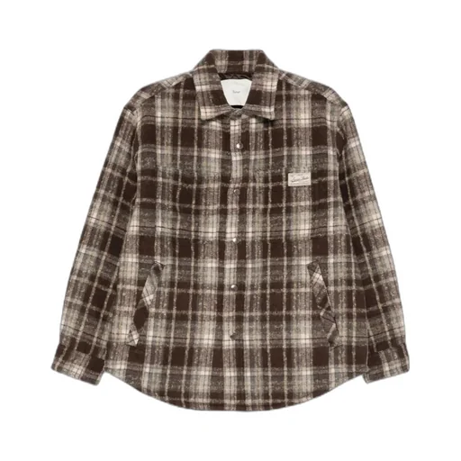 Checked Patch-Pocket Shirt