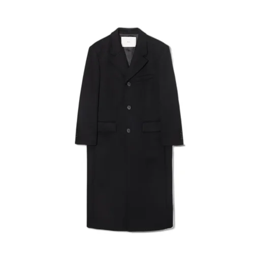Two-Way Three-Button Cashmere Coat