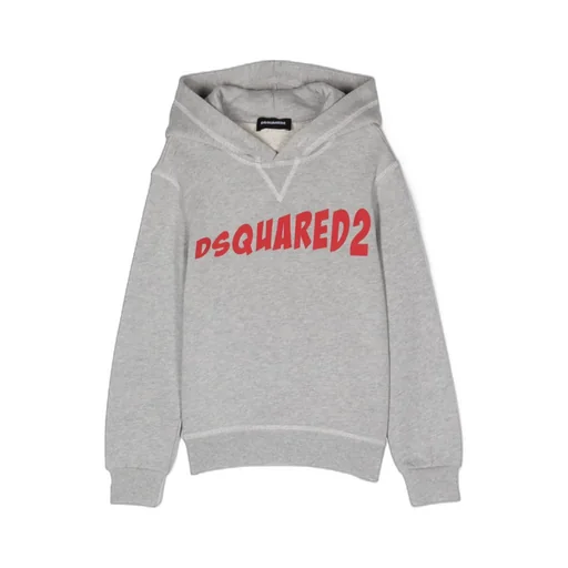 Logo Printed Long-Sleeved Hoodie