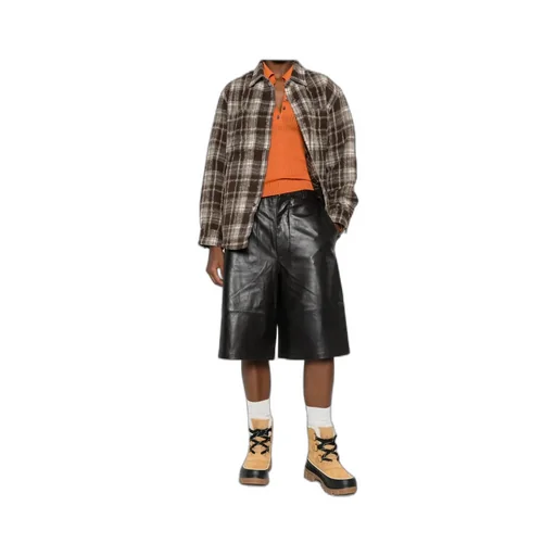 Checked Patch-Pocket Shirt