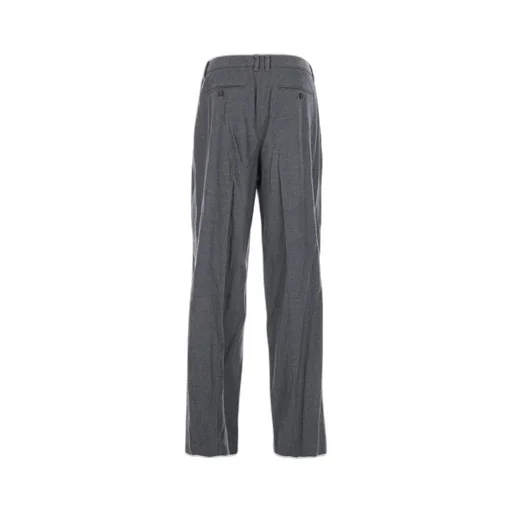 High-Waisted Pleated Pants