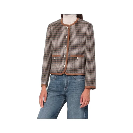 Checked Tweed Jacket