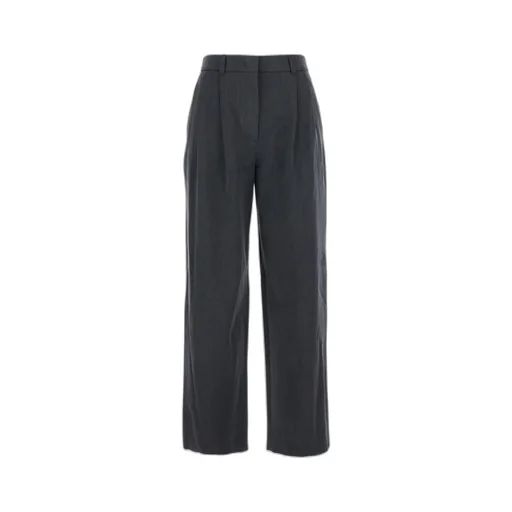 High-Waisted Pleated Pants
