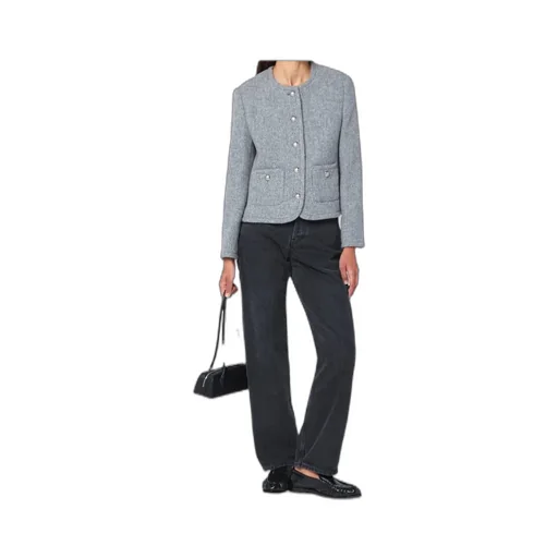 Grey MÉLange Tweed Jacket