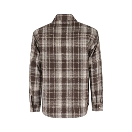 Unisex Quilted Check Flannel Shirt