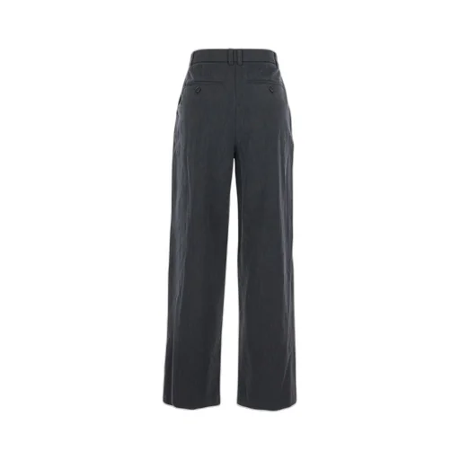 High-Waisted Pleated Pants