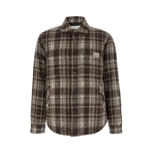 Logo Patch Flannel Shirt