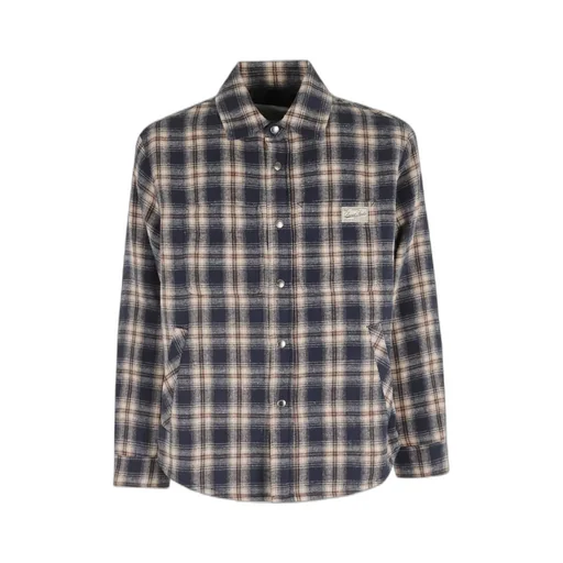 Quilted Check Flannel Shirt