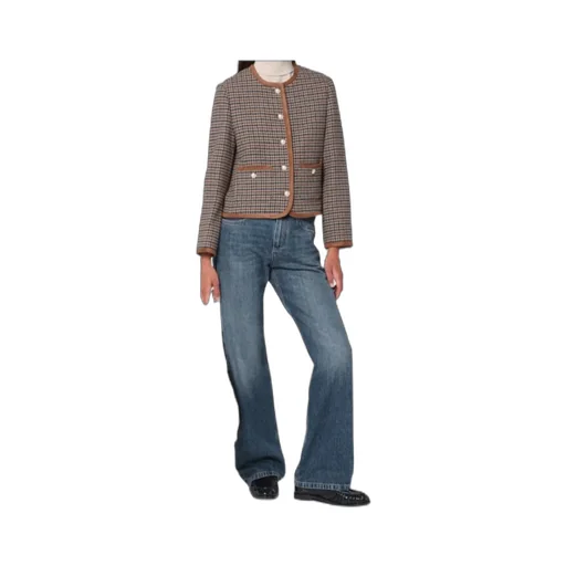 Checked Tweed Jacket
