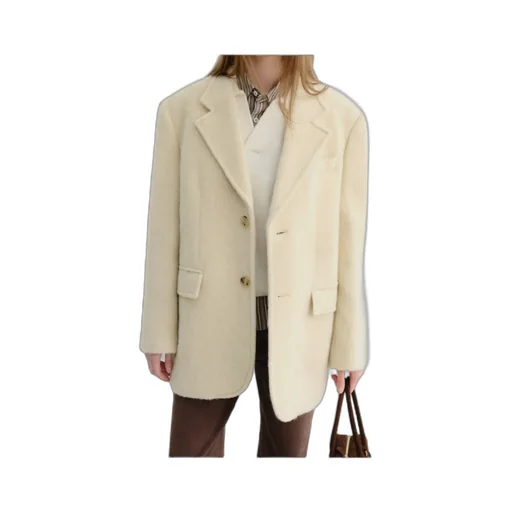 Single-Breasted Blazer Jacket