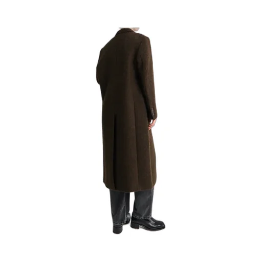 Single-Breasted Wool Coat