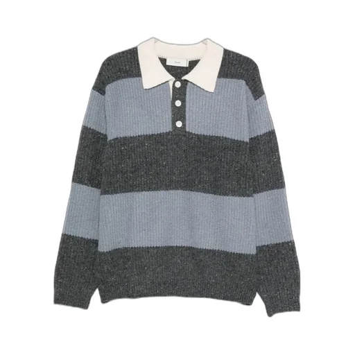 Striped Knit Polo