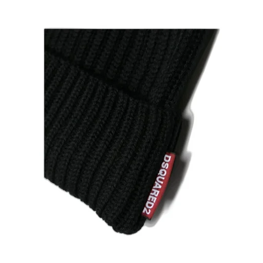 Logo Patch Scarf-Beanie Set