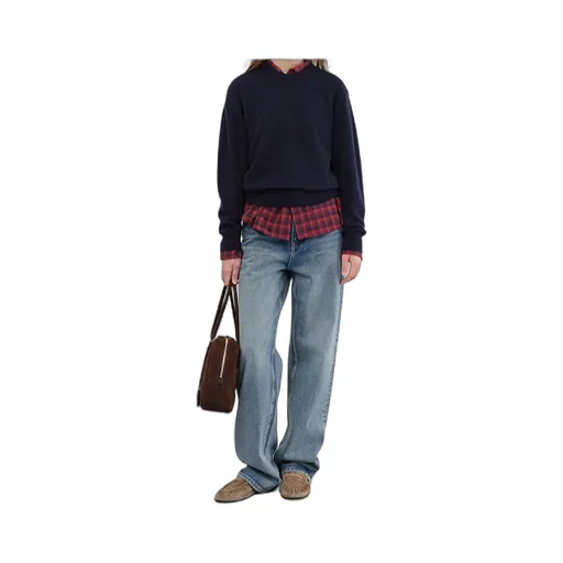 Ribbed Crew Neck Knitwear