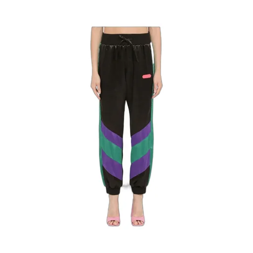 Logo Patch Stripe-Detailed Track Pants