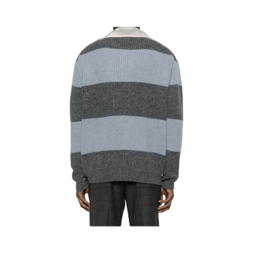 Striped Knit Polo