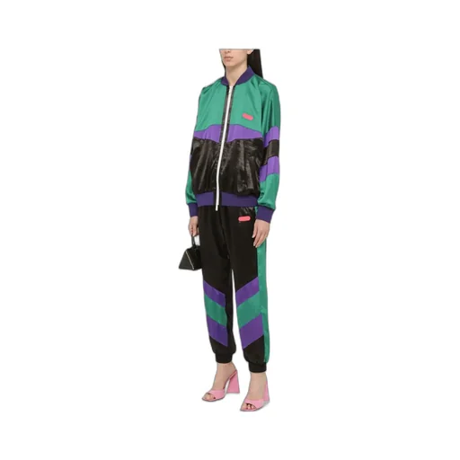 Logo Patch Stripe-Detailed Track Pants