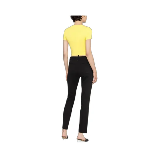 Logo-Plaque Cropped Trousers