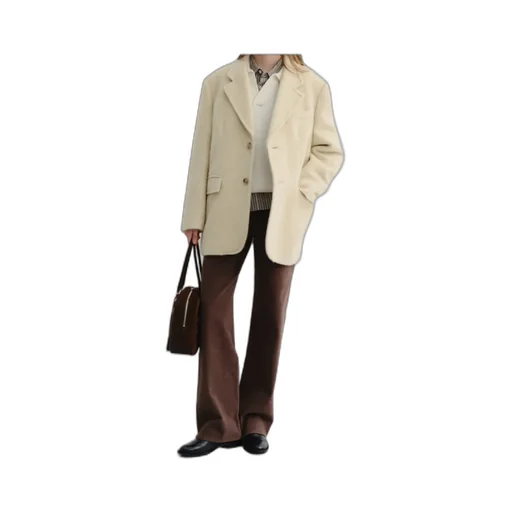 Single-Breasted Blazer Jacket