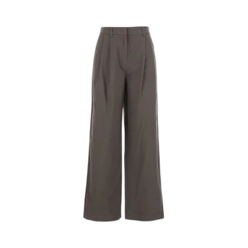 High-Waisted Pleated Pants