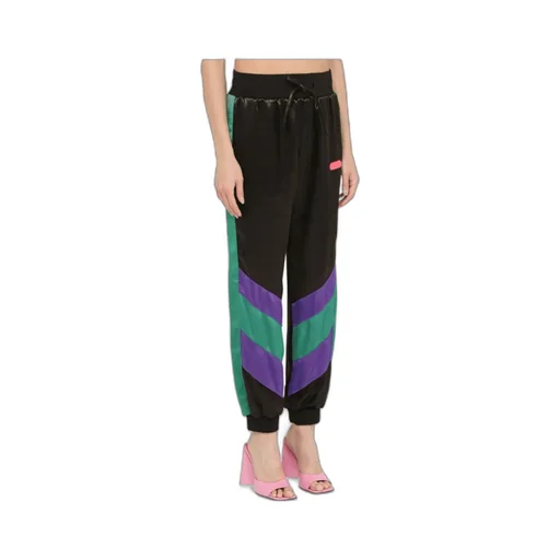 Logo Patch Stripe-Detailed Track Pants