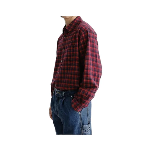Checked Long-Sleeved Shirt
