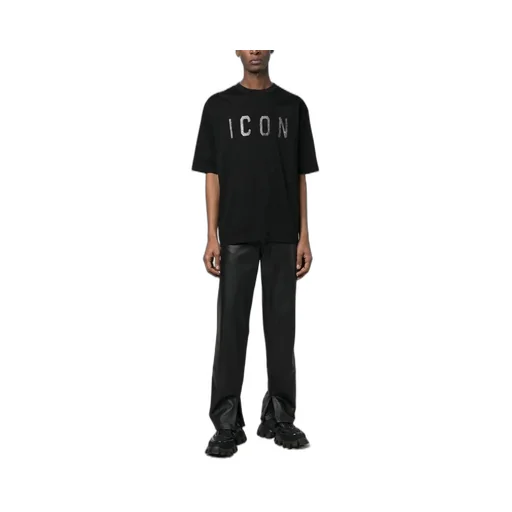 Icon-Print Cotton T-Shirt