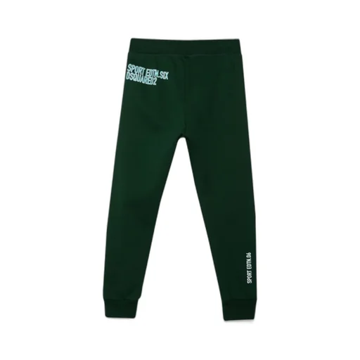 Leaf Printed Drawstring Pants