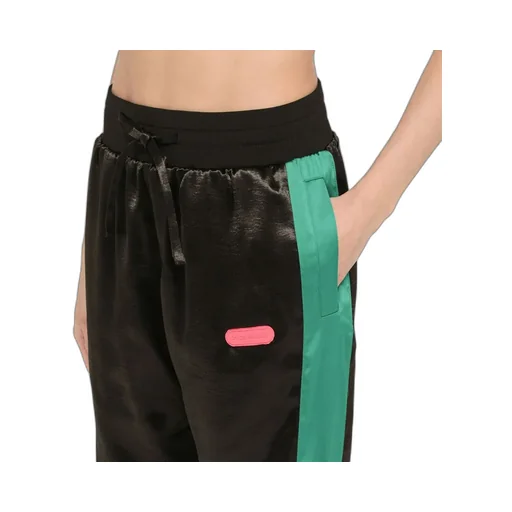 Logo Patch Stripe-Detailed Track Pants
