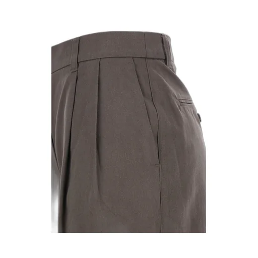 High-Waisted Pleated Pants