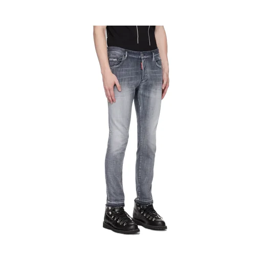Logo Patch Cropped Jeans