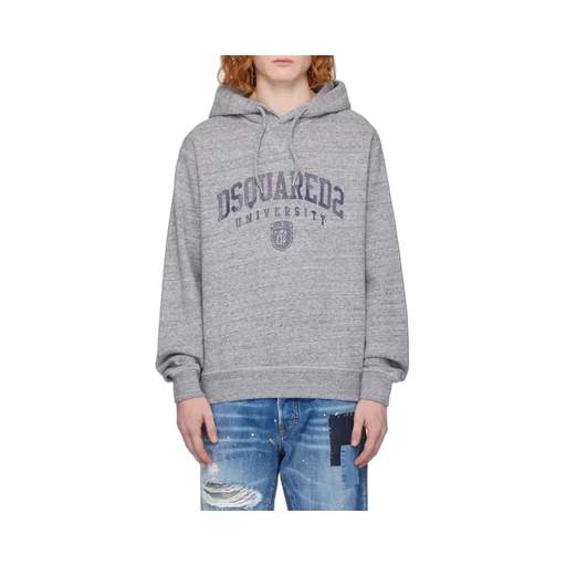 Logo Printed Drawstring Hoodie