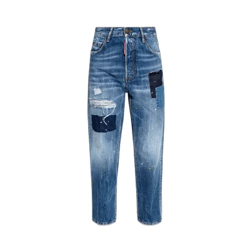 Boston Straight-Leg Distressed Jeans